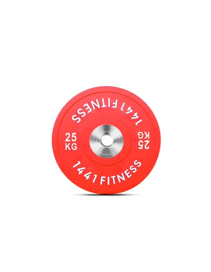 1441 Fitness Competition Rubber Bumper Plates - (5 KG to 25 KG)