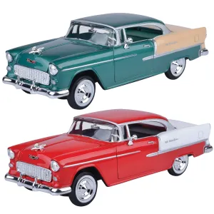 1955 Chevrolet Bel Air 1:24 Diecast Model Motormax 73229
