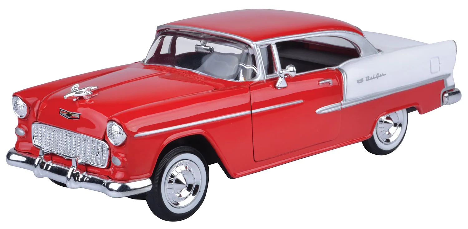 1955 Chevrolet Bel Air 1:24 Diecast Model Motormax 73229