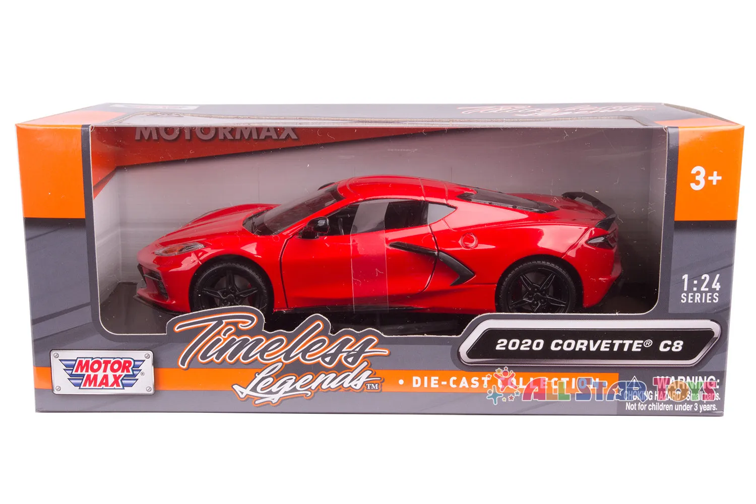 2020 Chevrolet Corvette C8 1:24 Scale Model Motormax 79360