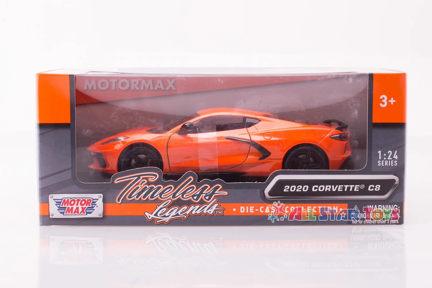 2020 Chevrolet Corvette C8 1:24 Scale Model Motormax 79360