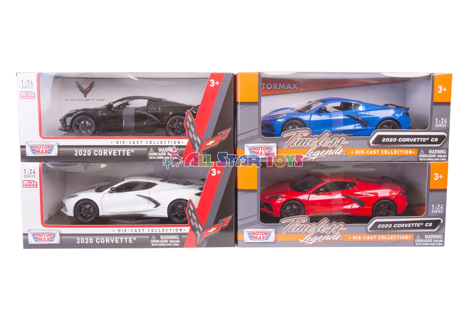 2020 Chevrolet Corvette C8 1:24 Scale Model Motormax 79360