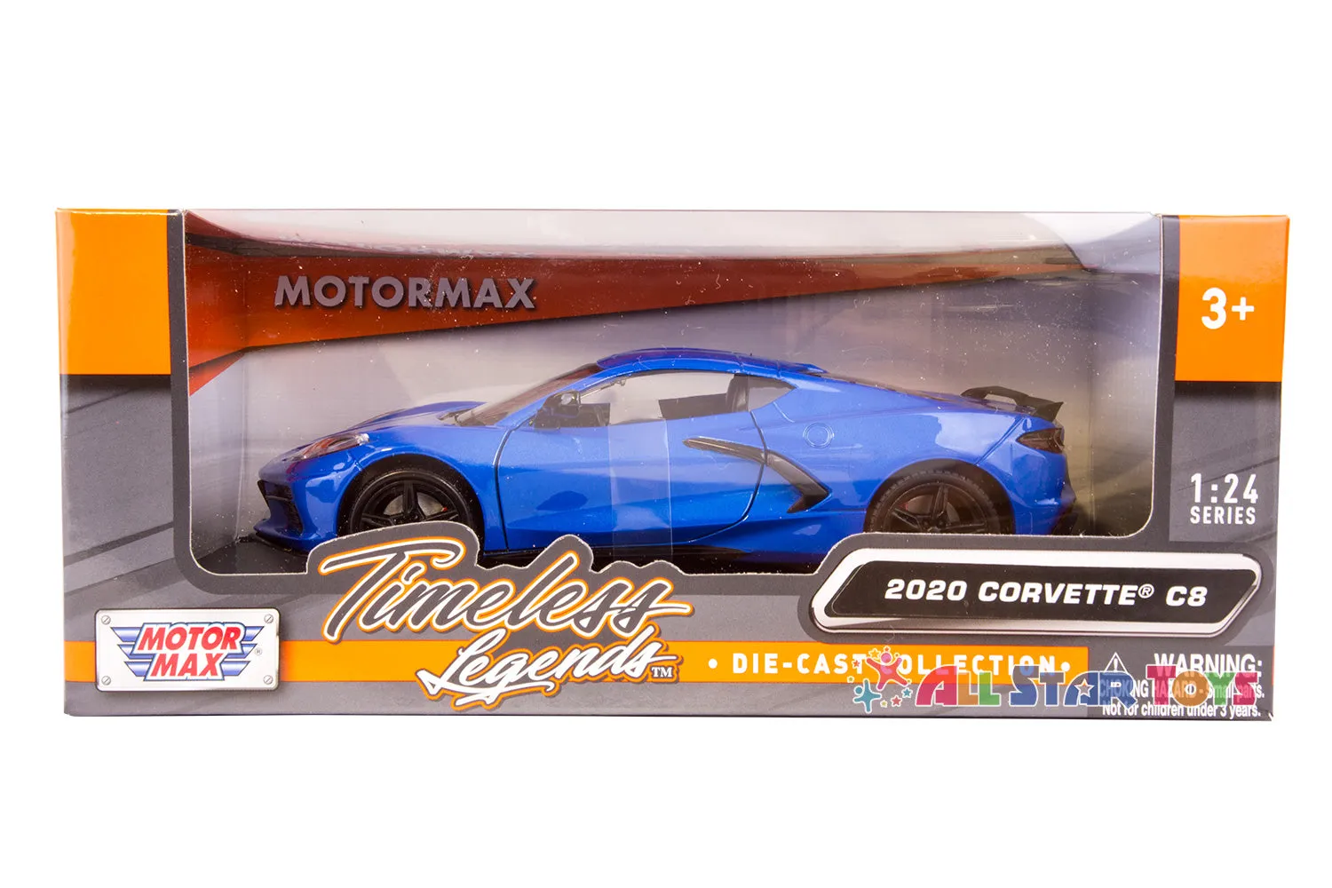 2020 Chevrolet Corvette C8 1:24 Scale Model Motormax 79360