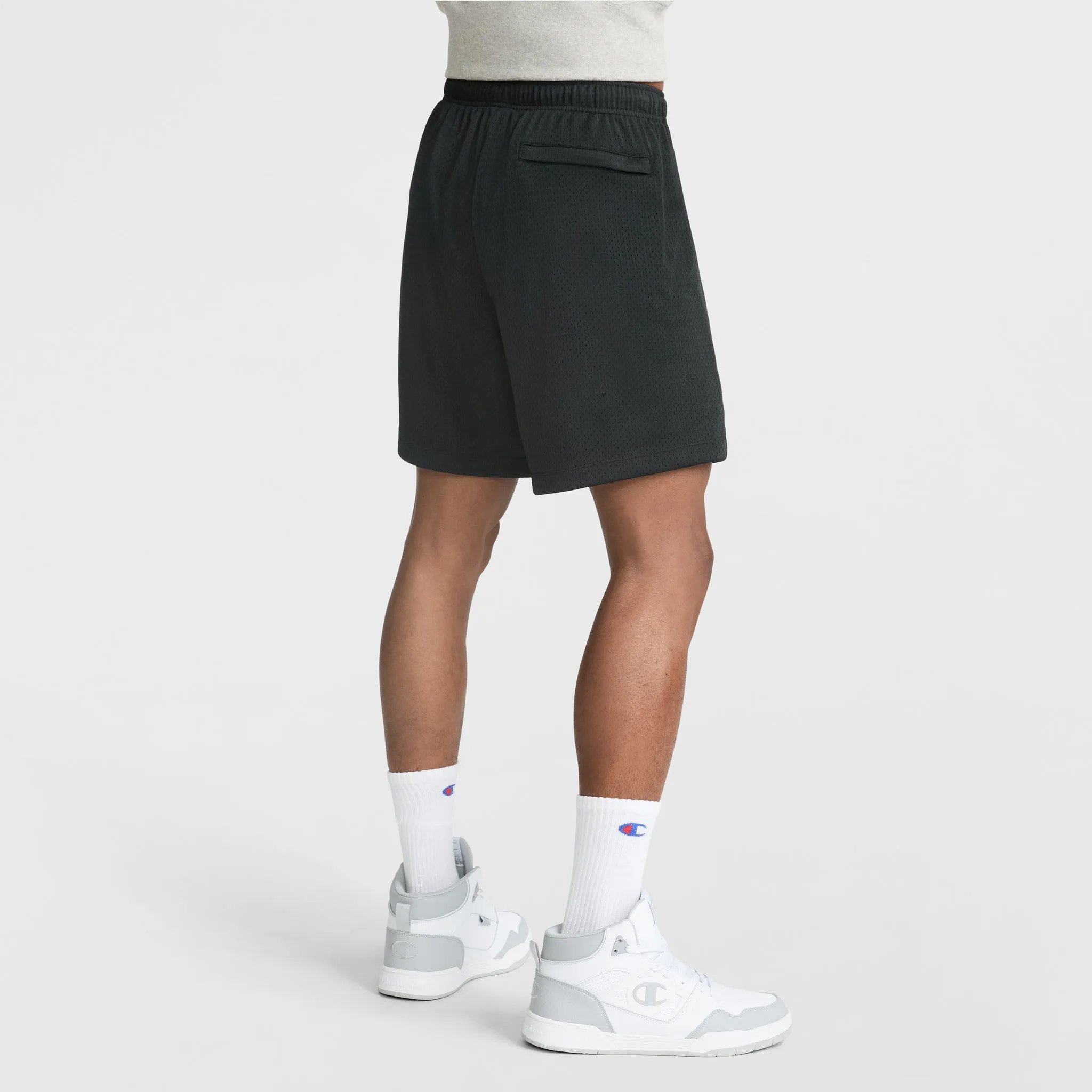 7" Yearbook Mesh Short, Arch Logo