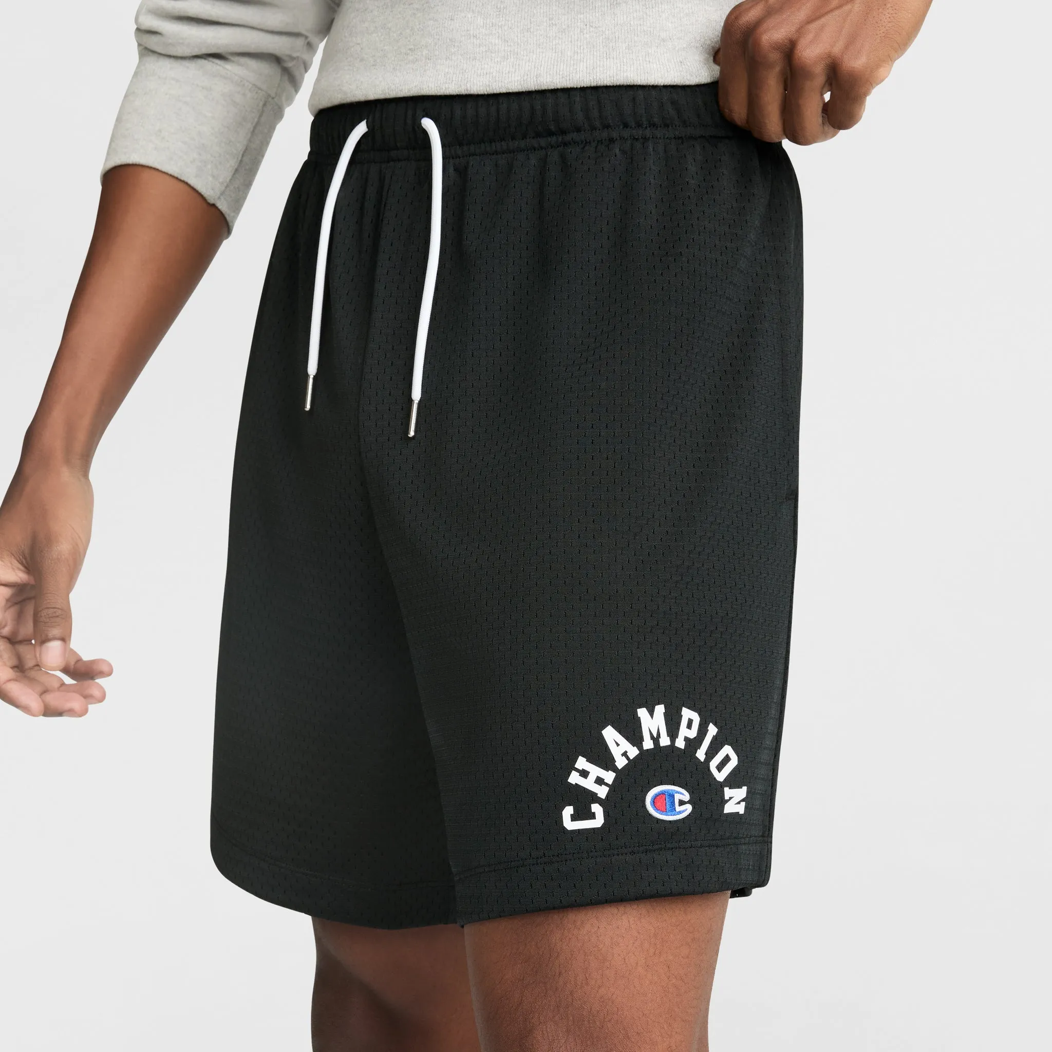 7" Yearbook Mesh Short, Arch Logo