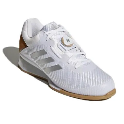 Adidas Leistung 16 II Weightlifting Shoes - White/Silver Metallic