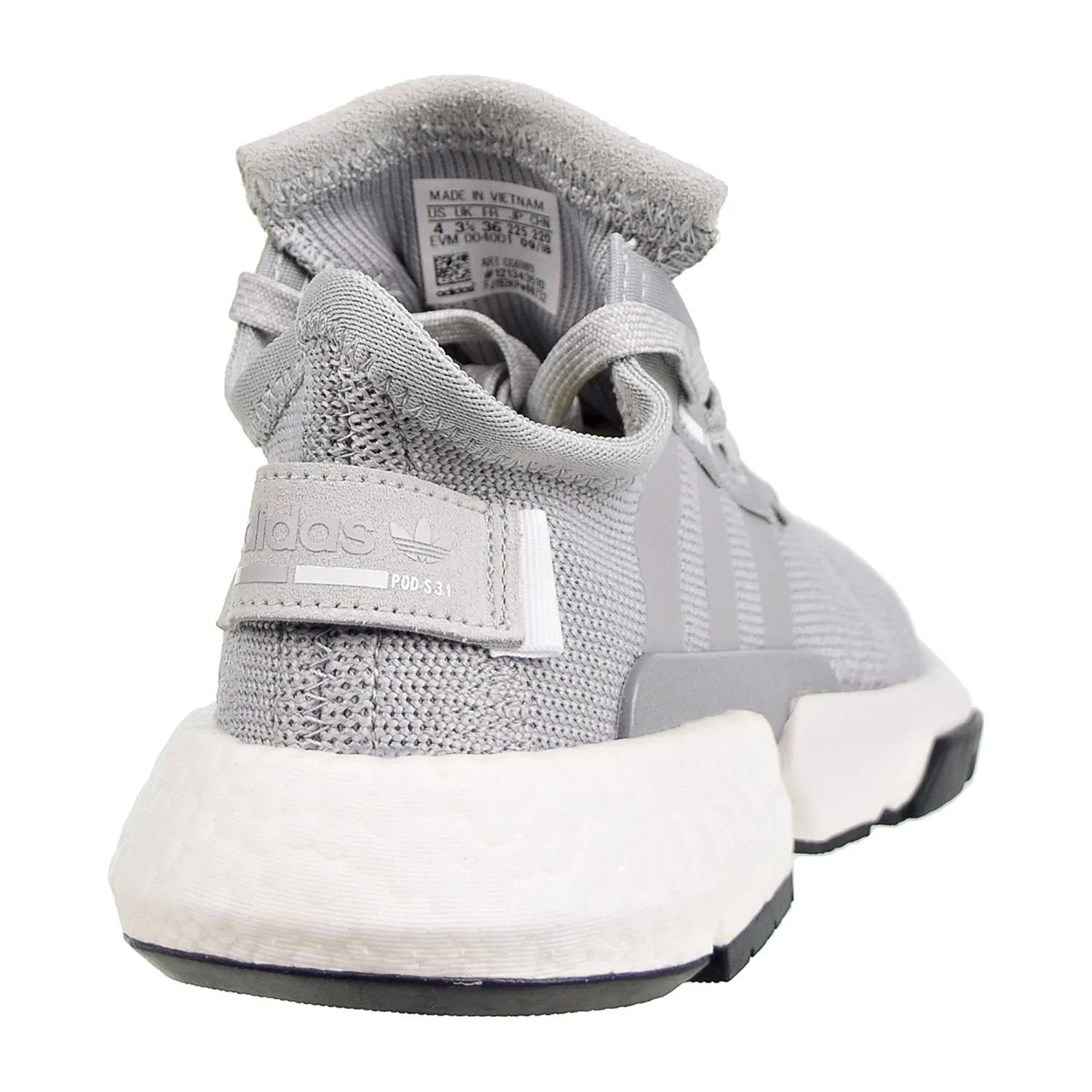 Adidas POD-S3.1 J Big Kid's Shoes Grey Two/Reflective Silver