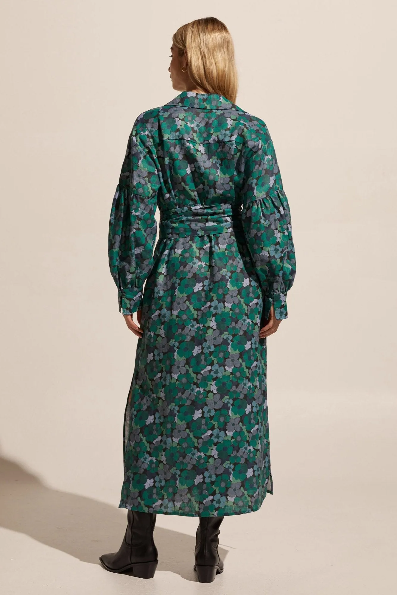 Beeline Dress in Juniper Floral