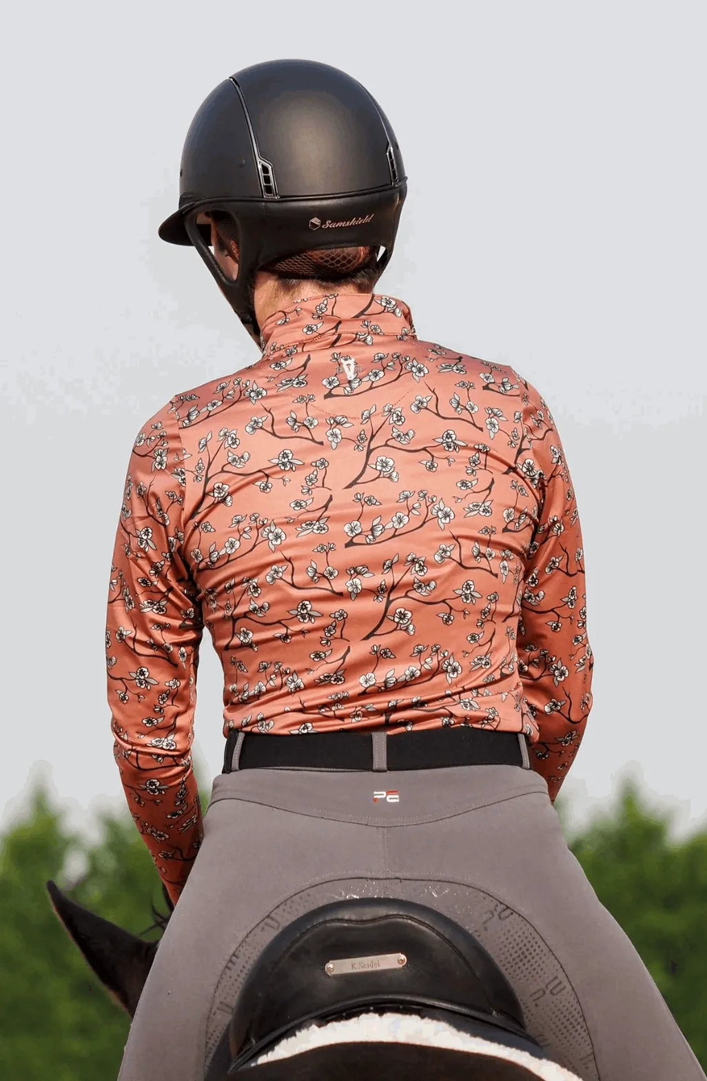 Deinhardt Designs Heather Long Sleeve Training Shirt. UPF 30 