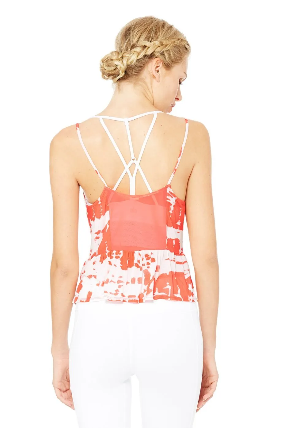 Flutter Tank - Guava Tie Dye
