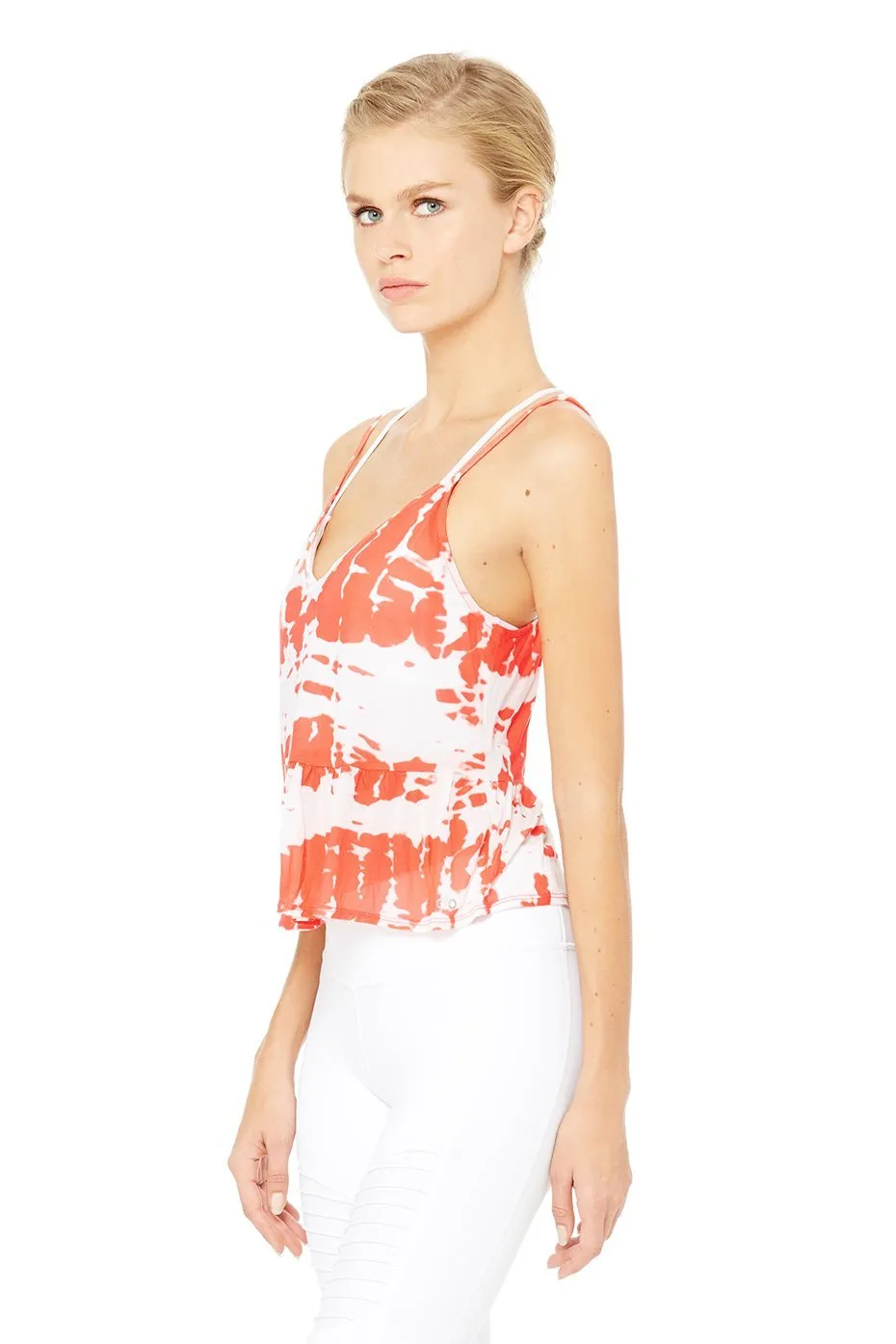 Flutter Tank - Guava Tie Dye