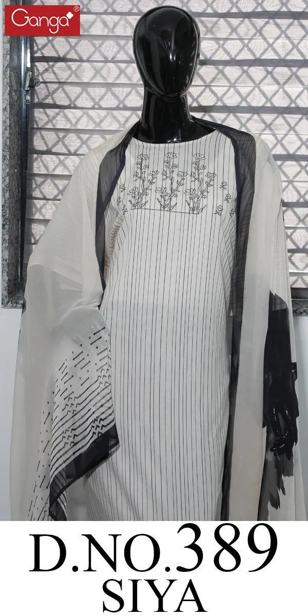 Ganga Siya 389 Cotton Designer Casual Wear Collection