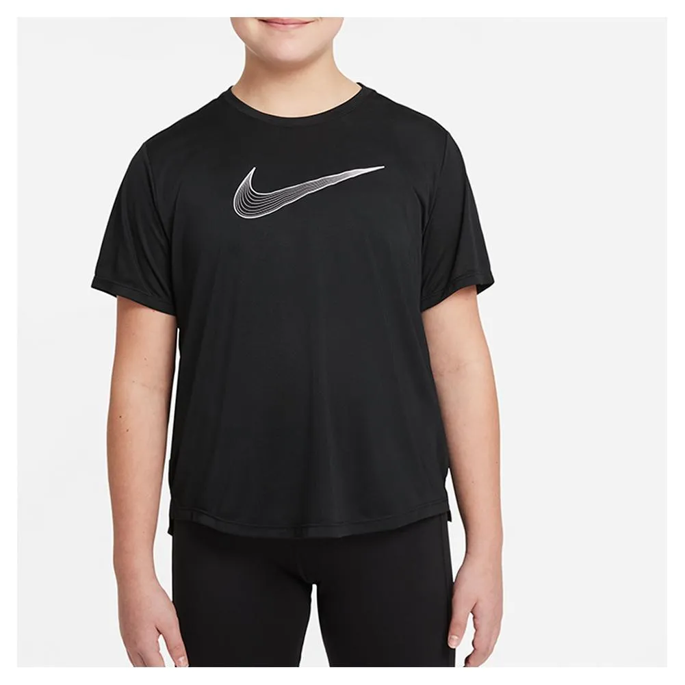 Girls' Dri-FIT One Short-Sleeve Top (Extended Size)