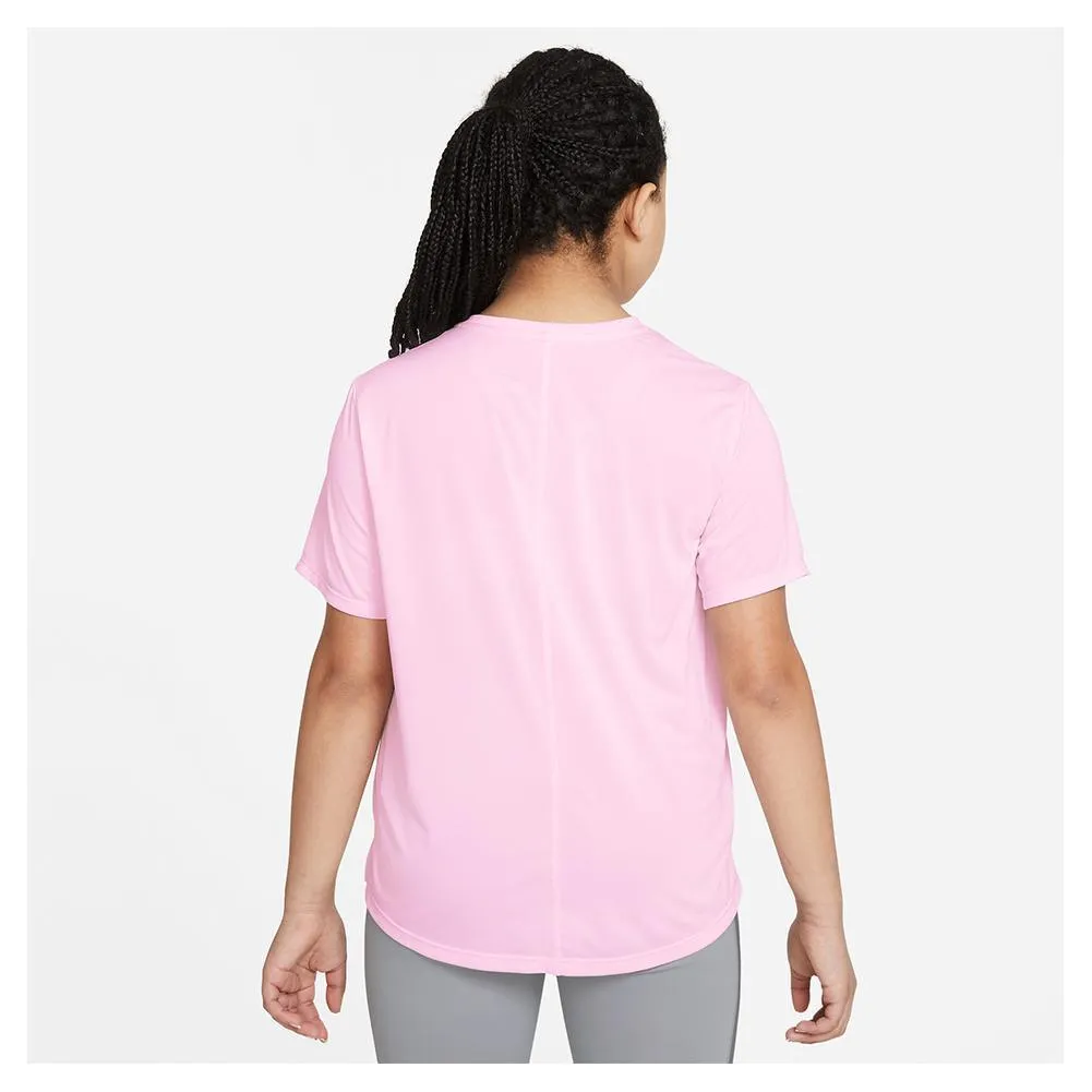 Girls' Dri-FIT One Short-Sleeve Top (Extended Size)
