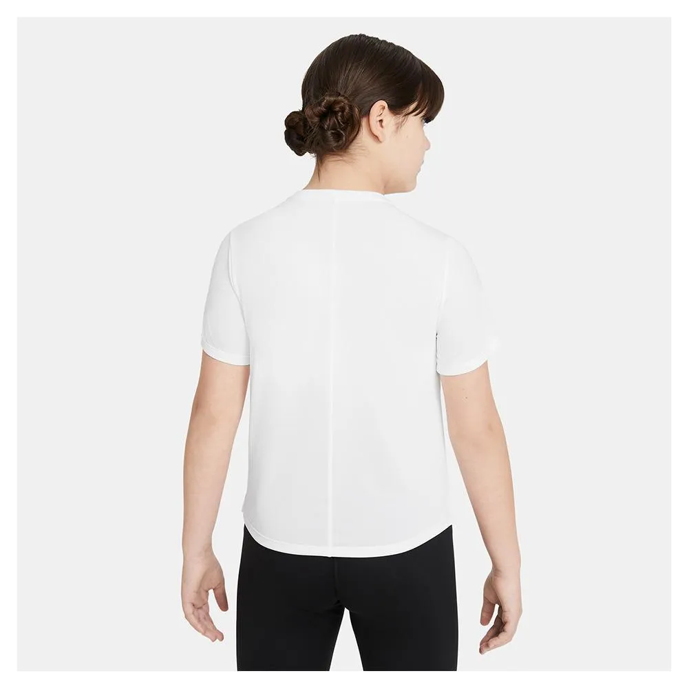 Girls' Dri-FIT One Short-Sleeve Top (Extended Size)