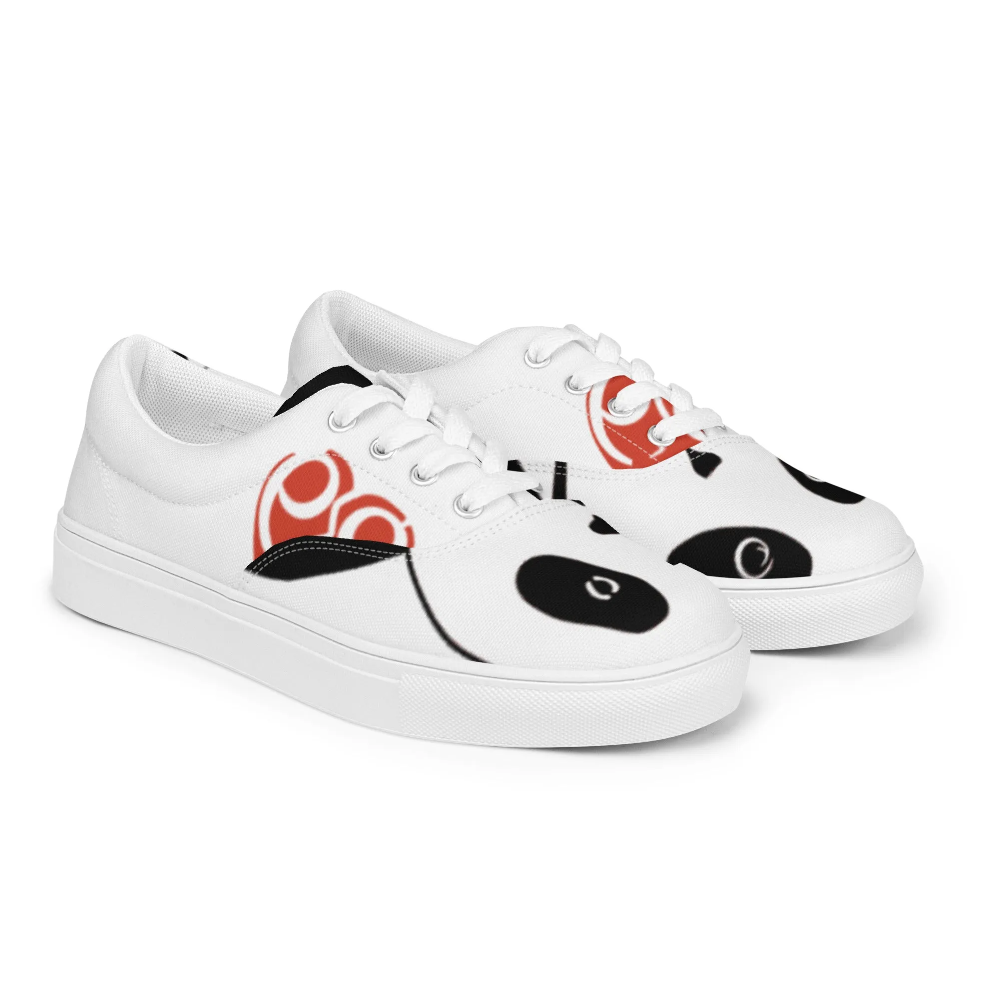 Happy Panda Men’s lace-up canvas shoes