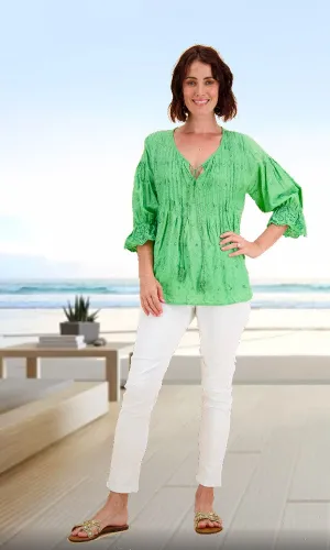 HOWLEY- Embroidered Top