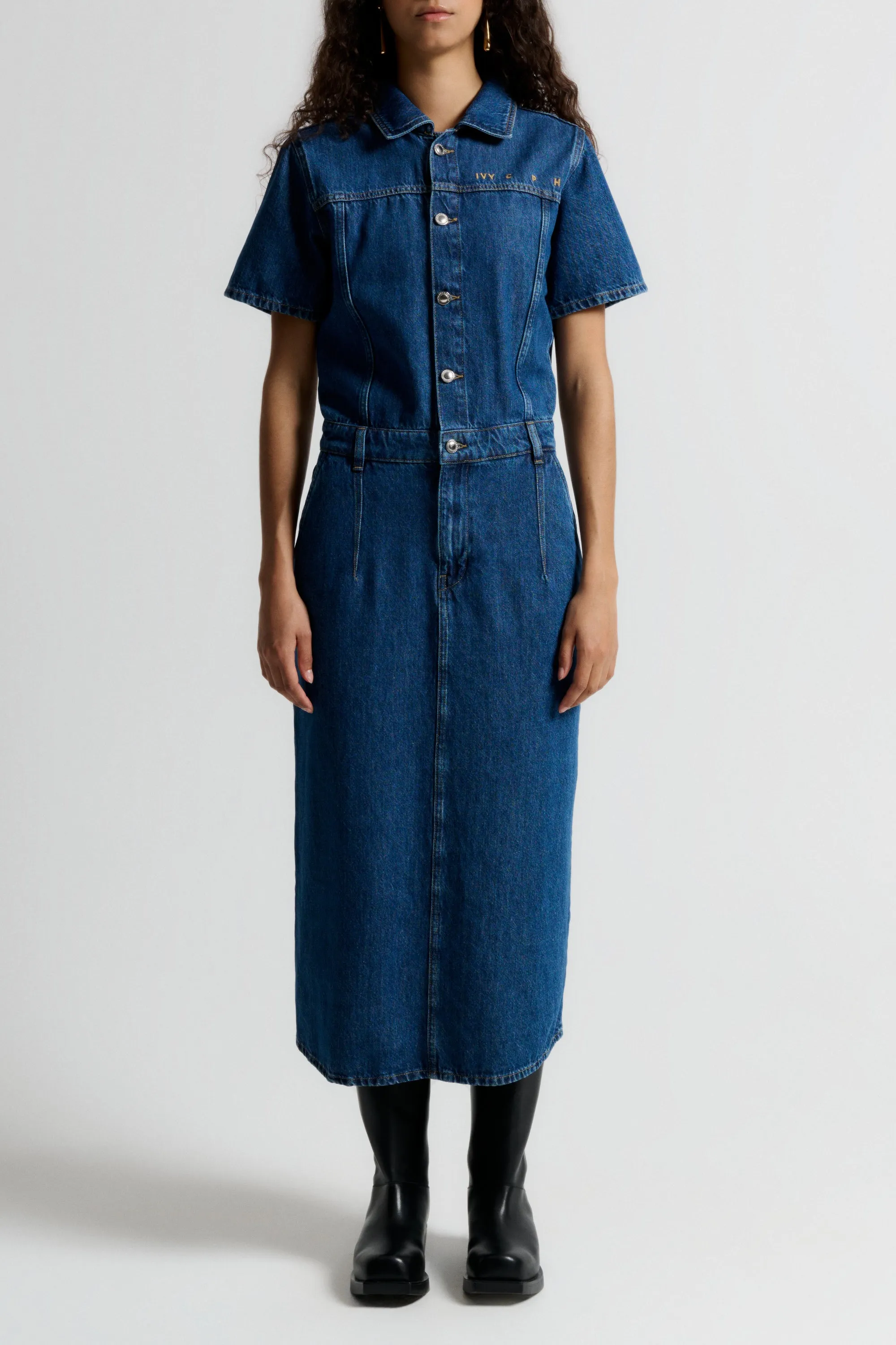IVY-Uta Denim Dress