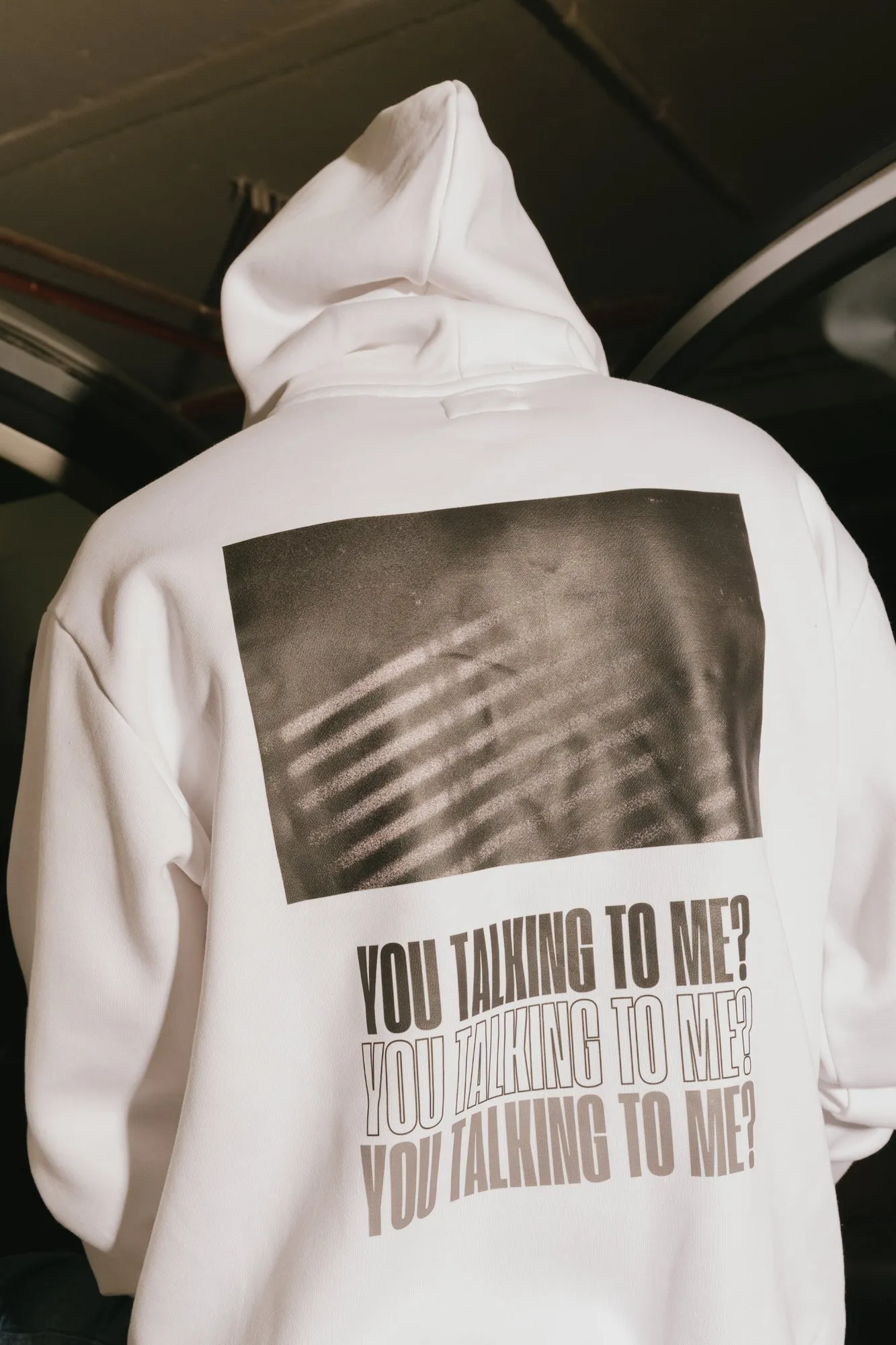 Men's Hope White Hoodie