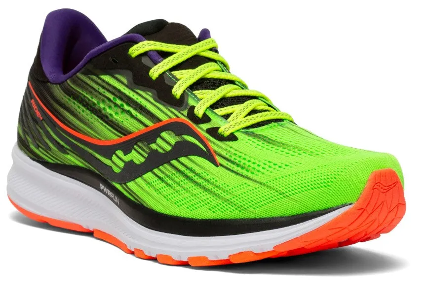 Mens Saucony Ride 14 Shoes Visi Pro