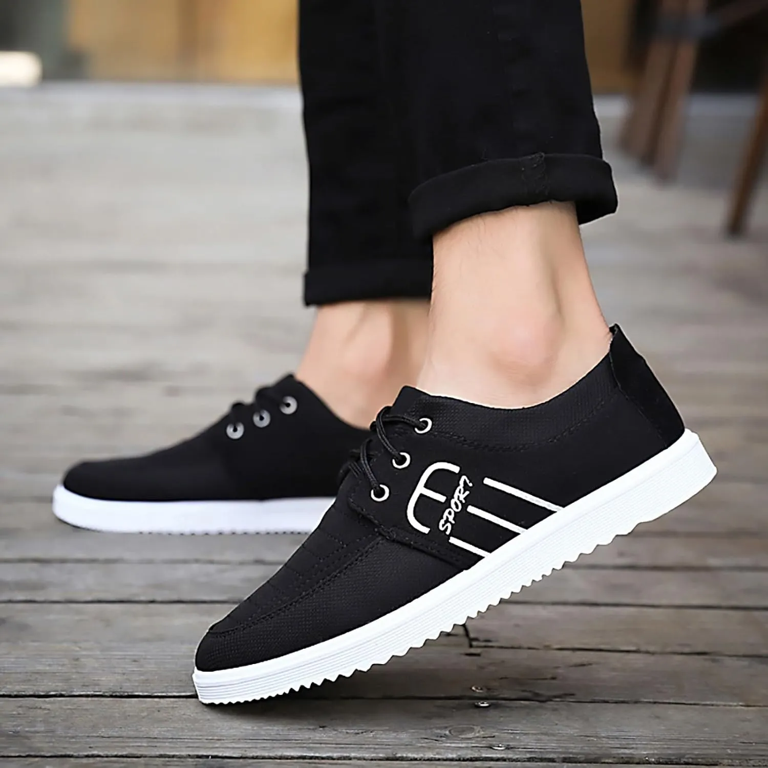 Men's Walking Shoes Athletic Shoes Mens Running Shoes Slip-On Tennis Shoes Non Slip Workout Sneakers for Walking