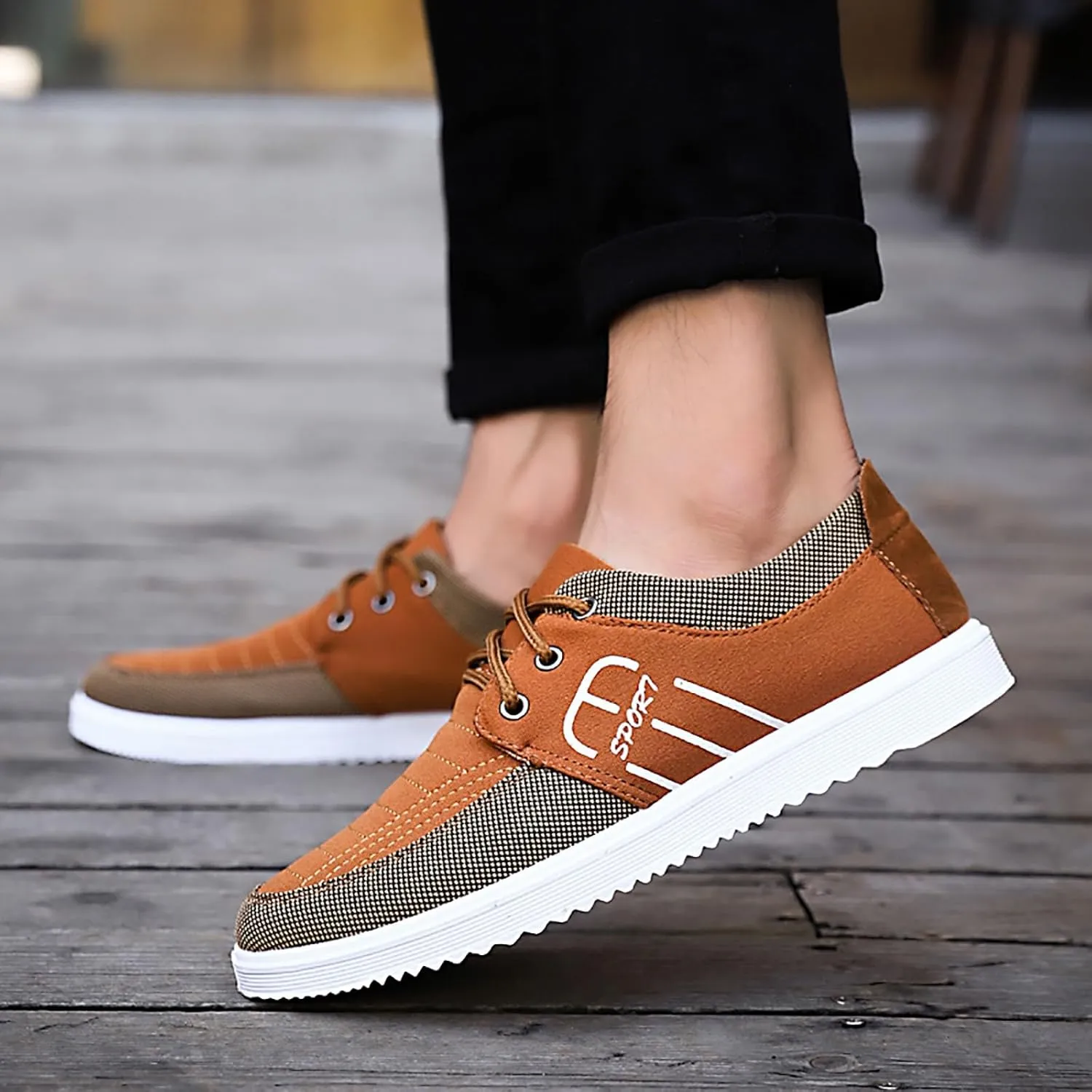 Men's Walking Shoes Athletic Shoes Mens Running Shoes Slip-On Tennis Shoes Non Slip Workout Sneakers for Walking