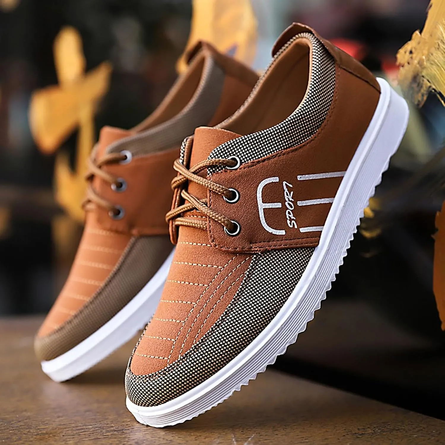 Men's Walking Shoes Athletic Shoes Mens Running Shoes Slip-On Tennis Shoes Non Slip Workout Sneakers for Walking