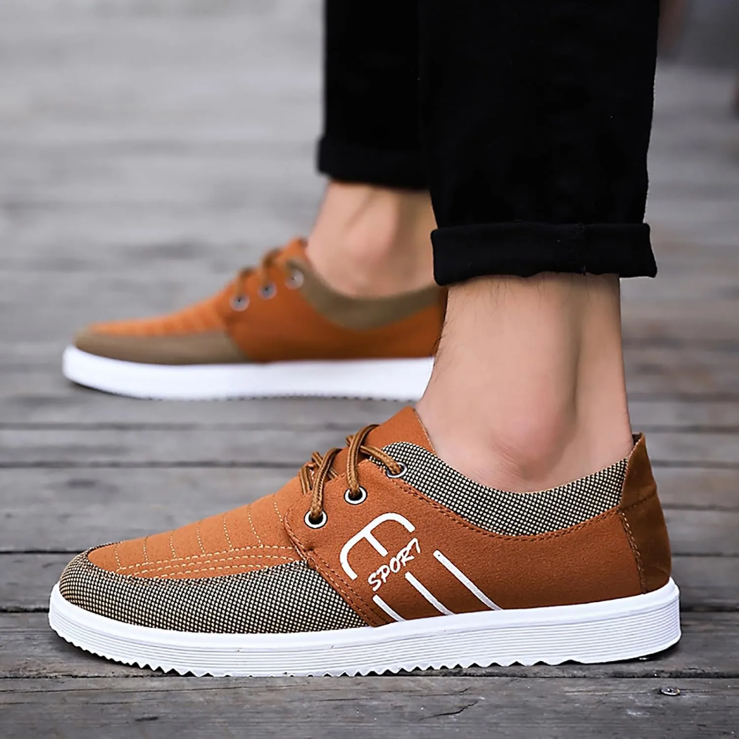 Men's Walking Shoes Athletic Shoes Mens Running Shoes Slip-On Tennis Shoes Non Slip Workout Sneakers for Walking