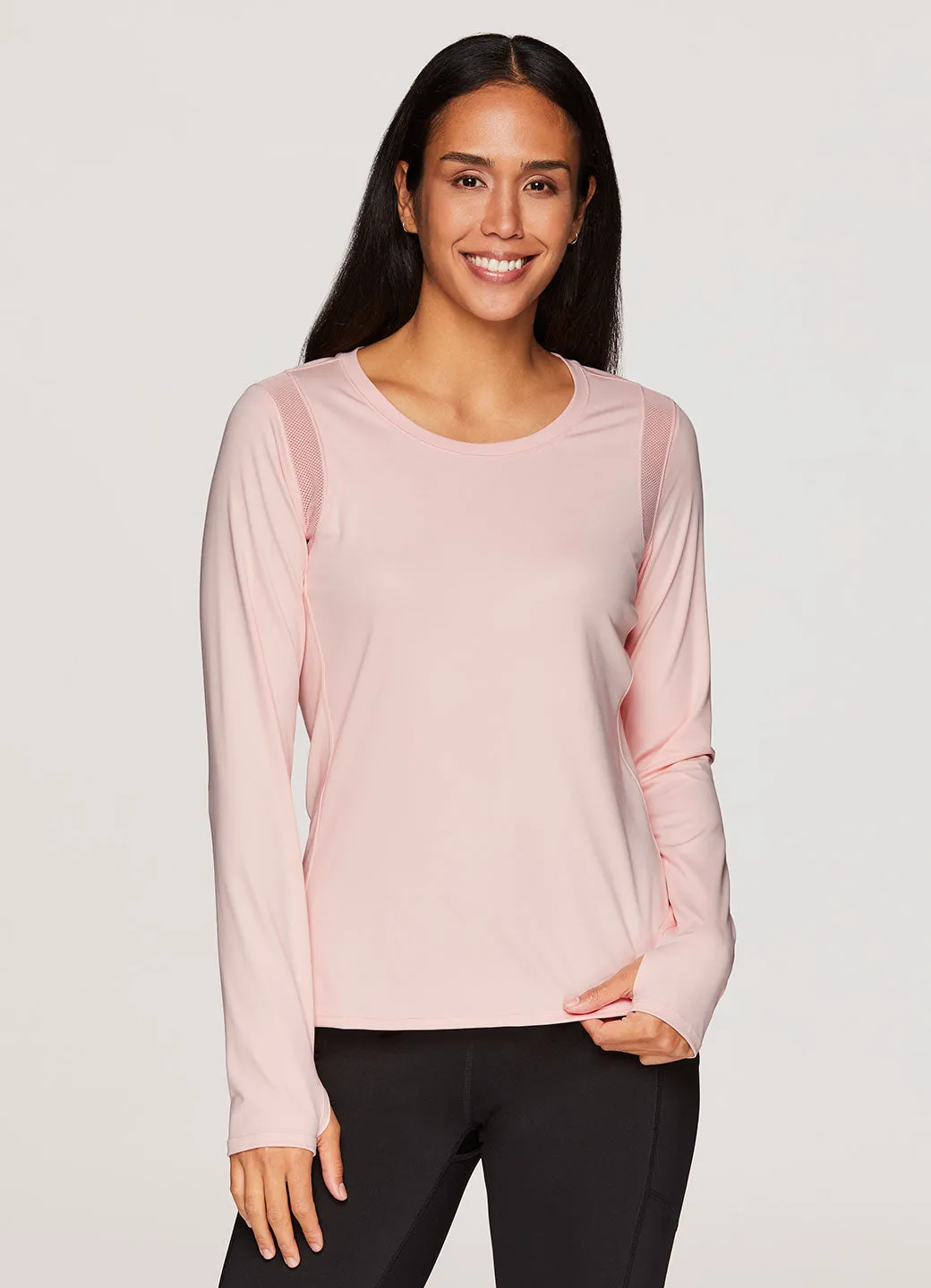 Mesh Crewneck Running Tee