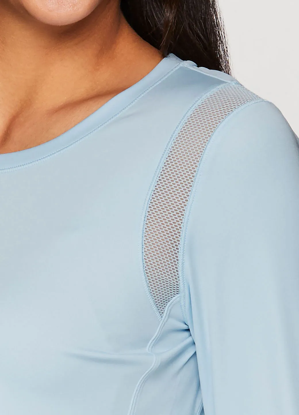Mesh Crewneck Running Tee