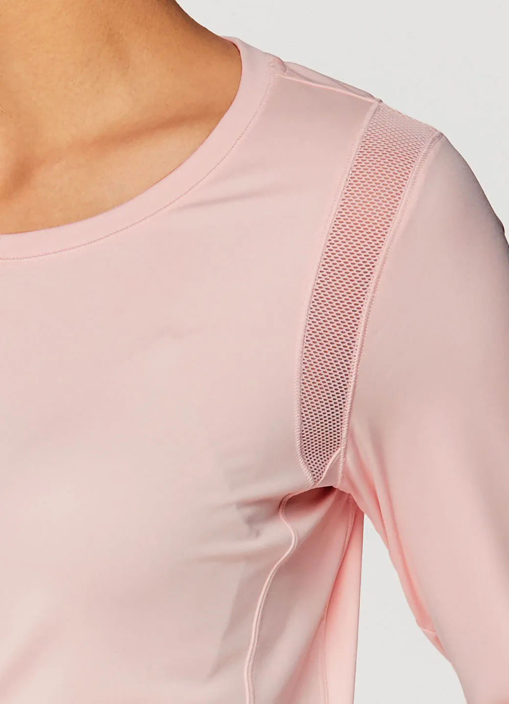 Mesh Crewneck Running Tee