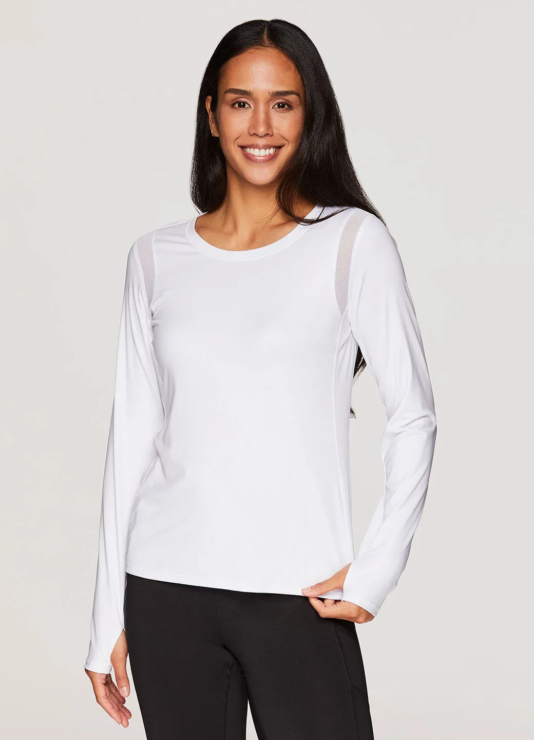 Mesh Crewneck Running Tee