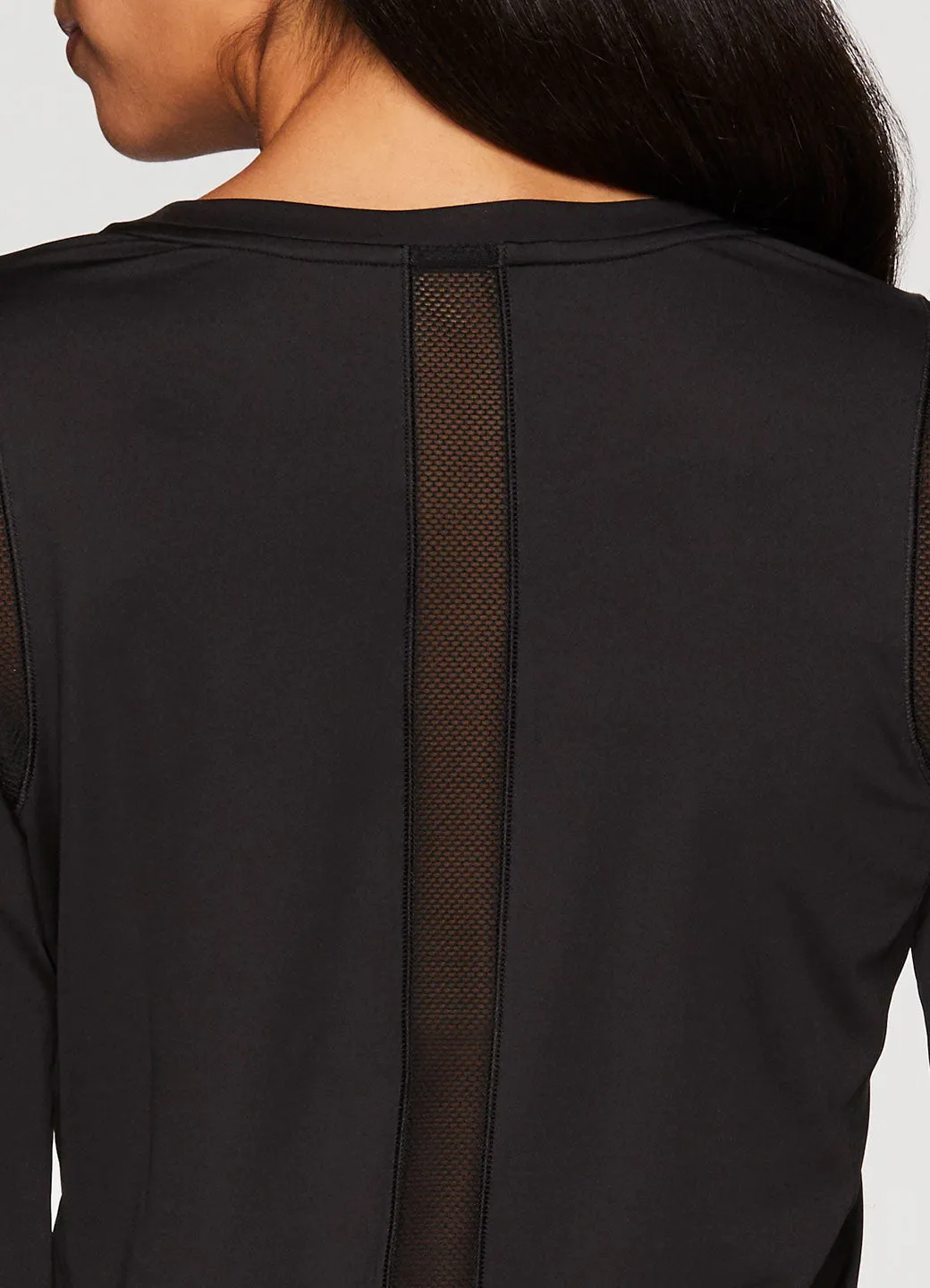 Mesh Crewneck Running Tee