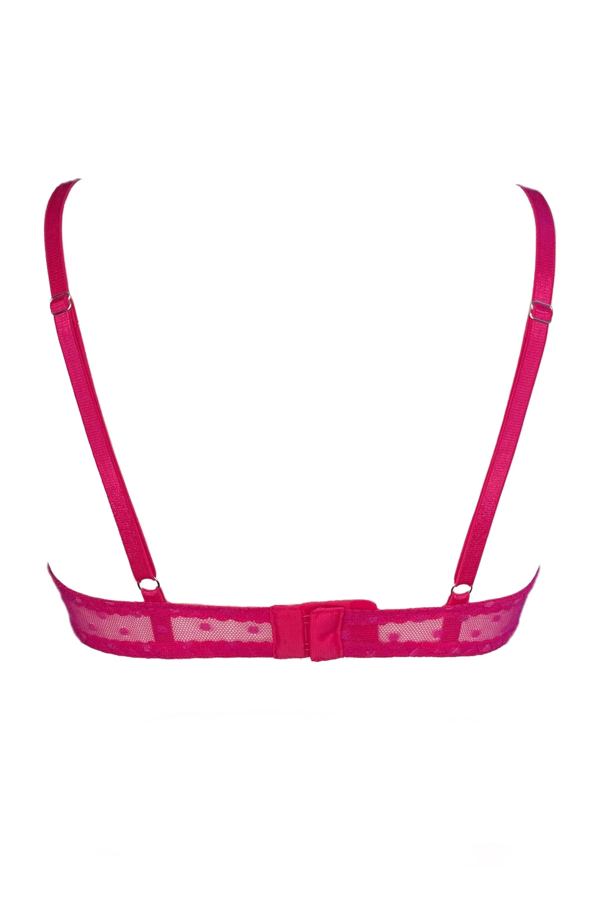 Mimi Fuchsia dots soft bra