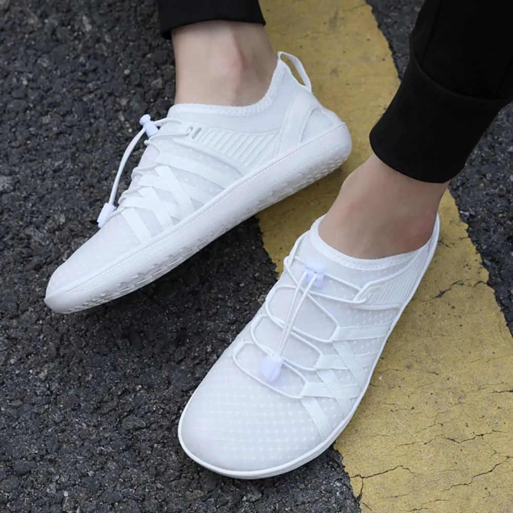 Minimalist Mens Barefoot Shoes Women Wide Toe Box Trail Runner Zero Drop Sole Fashion Sneaker