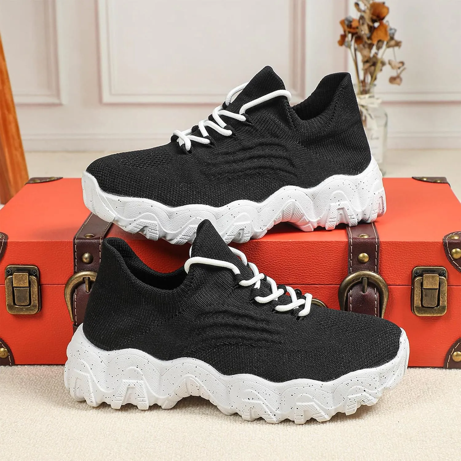 Nurse Babe Shoes,Nurse Babe Tennis Shoes Women,Mesh Breathable Lightweight Non-Slip Orthopedic Sneakers