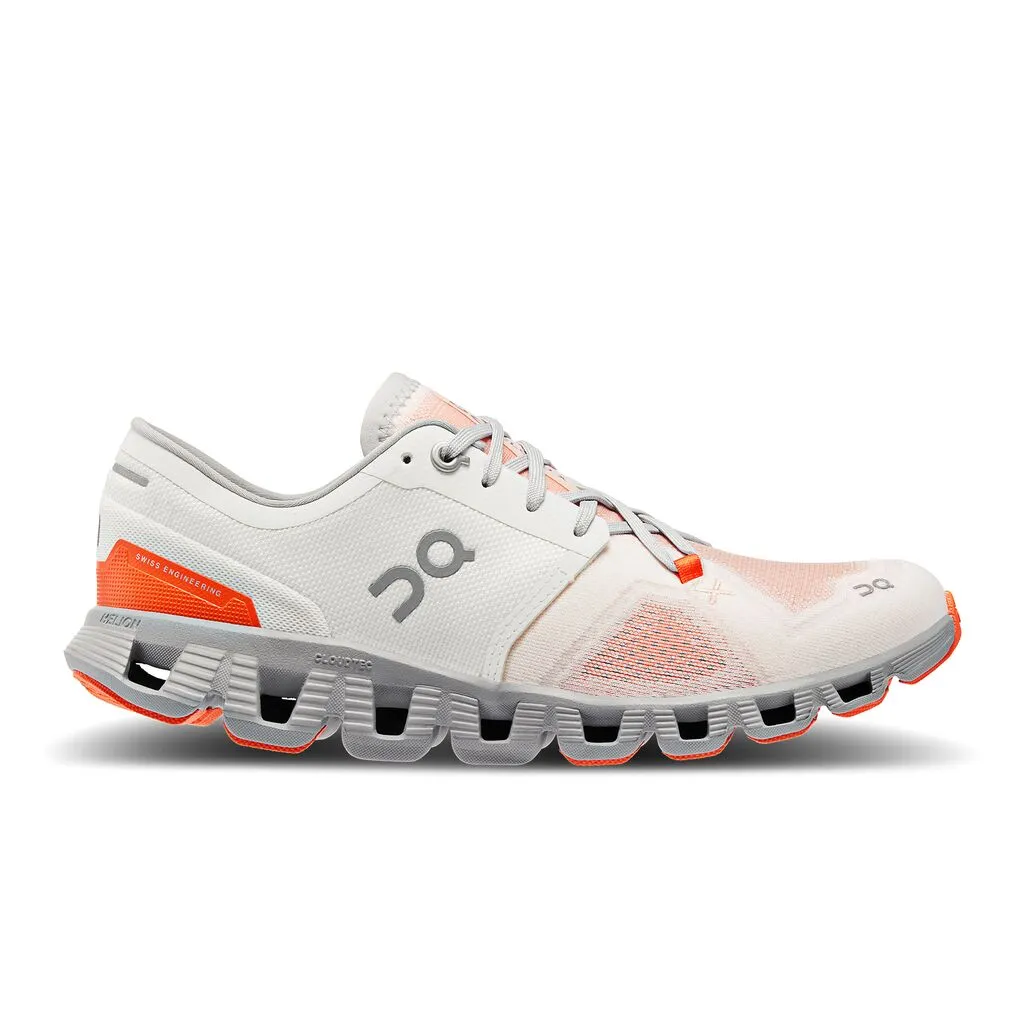On Running Women's Cloud X 3 - Ivory/Alloy
