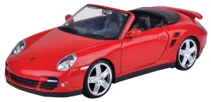Porsche 911 Turbo Cabriolet 1:24 Diecast Model Car MotorMax 73348
