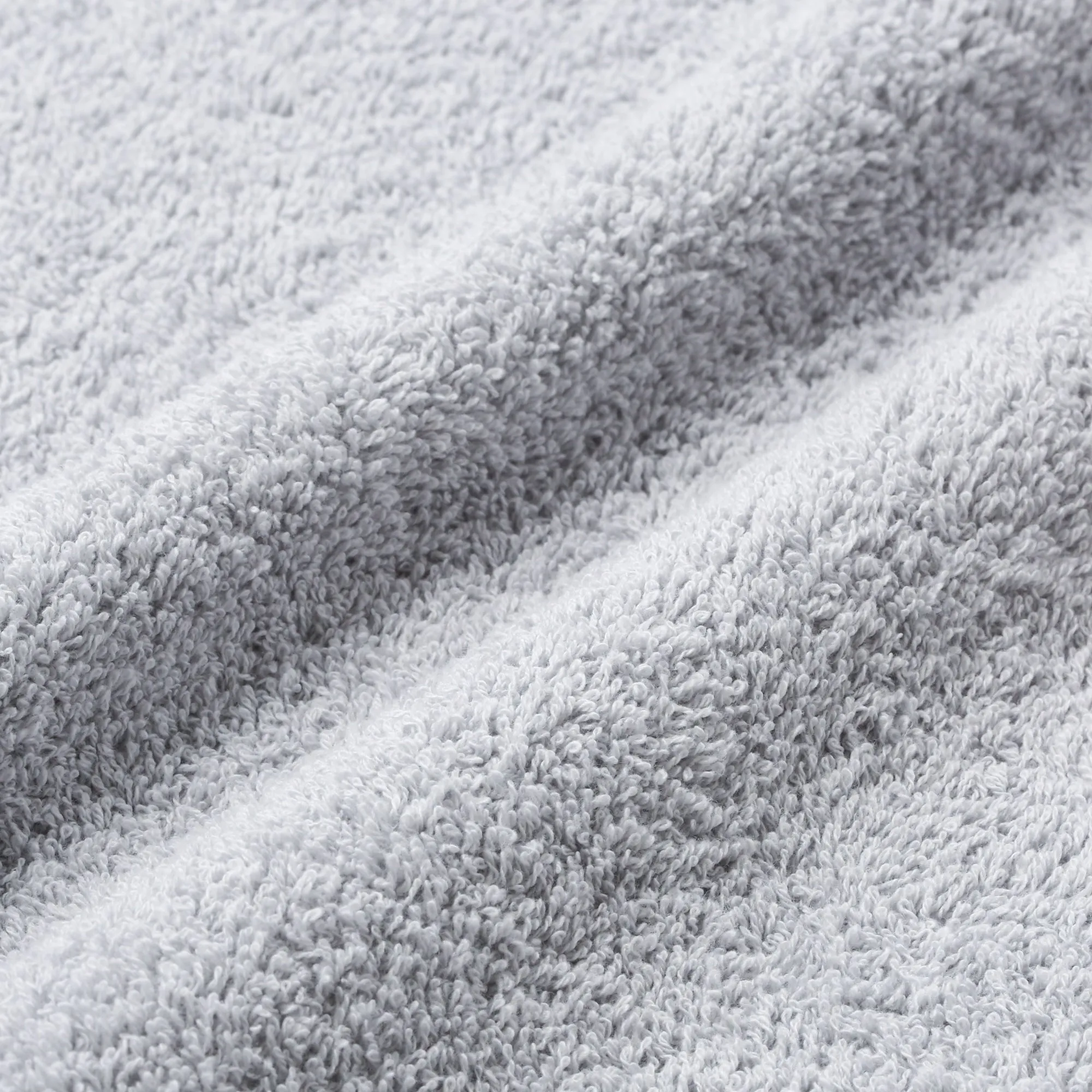 Quick Dry Face Towel Ribbon Gray