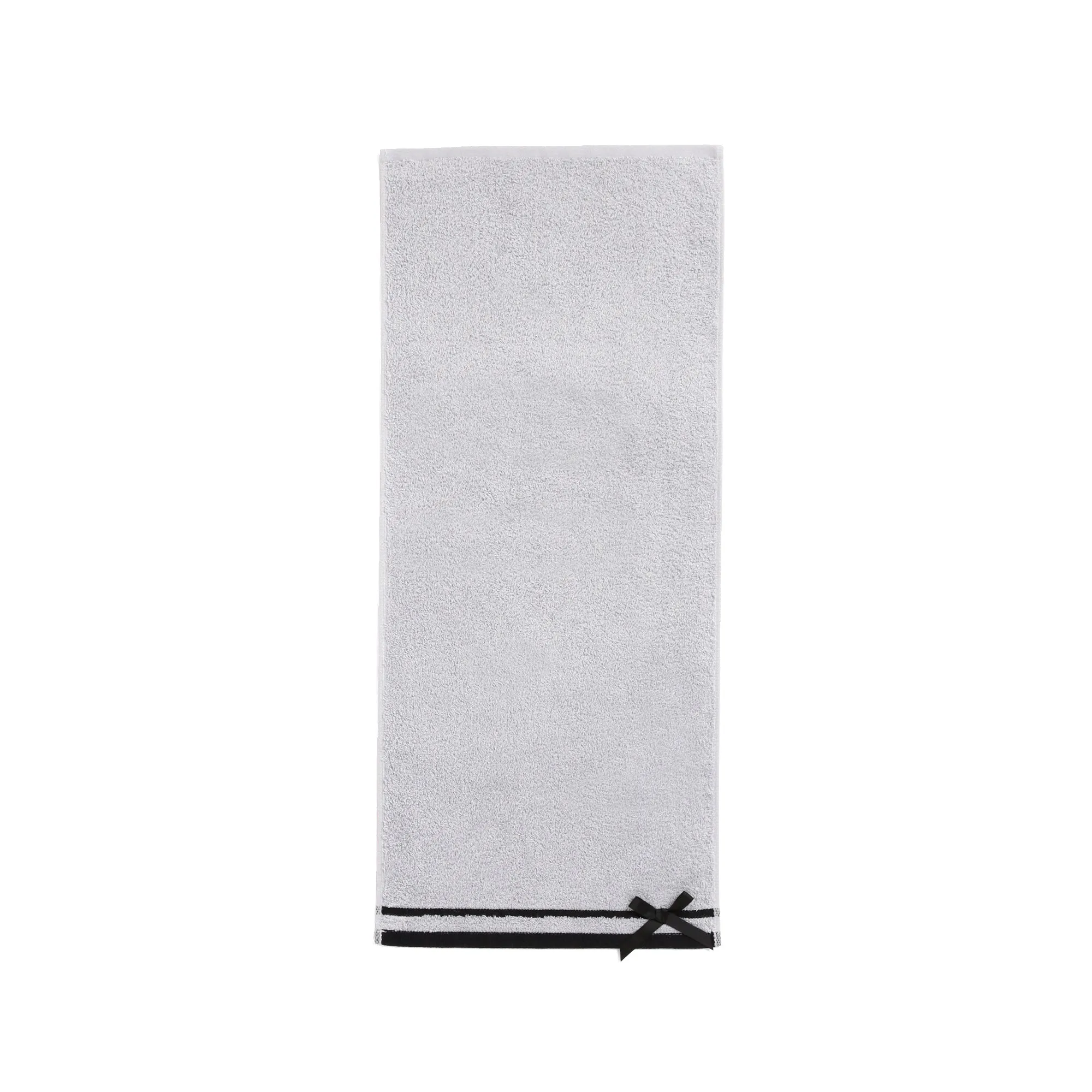 Quick Dry Face Towel Ribbon Gray