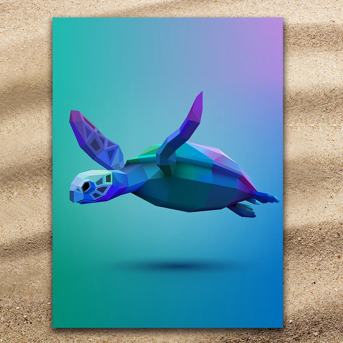 Sea Turtle Glide Jumbo Towel