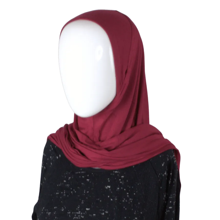 Timeless Instant Hijab Magenta Red - Premium Japanese Jersey