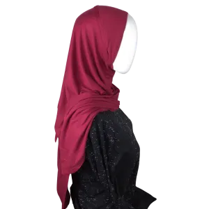 Timeless Instant Hijab Magenta Red - Premium Japanese Jersey