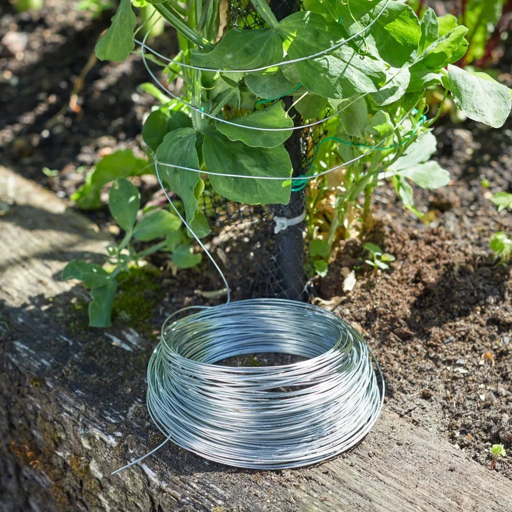 Useful 50m Galvanised 1mm Garden Wire