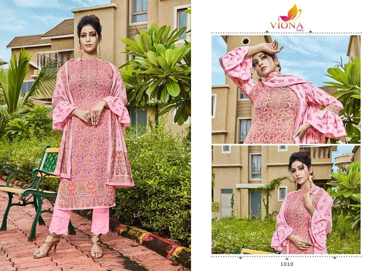 Viona Suit Azbira Heavy Pashmina Casual Wear Salwar Suit