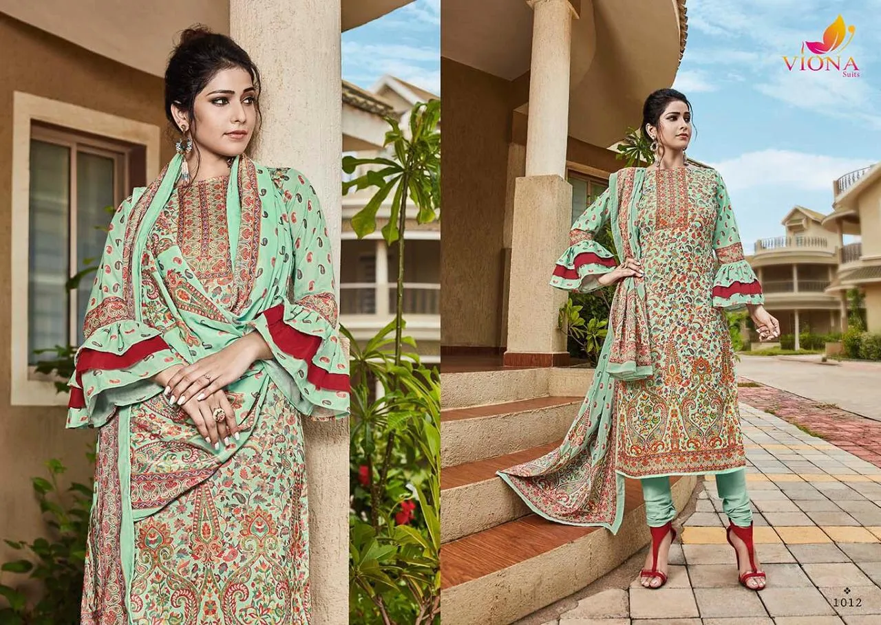 Viona Suit Azbira Heavy Pashmina Casual Wear Salwar Suit