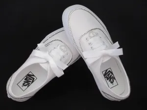 Wedding Vans, Bridal Custom Crystal Vans.