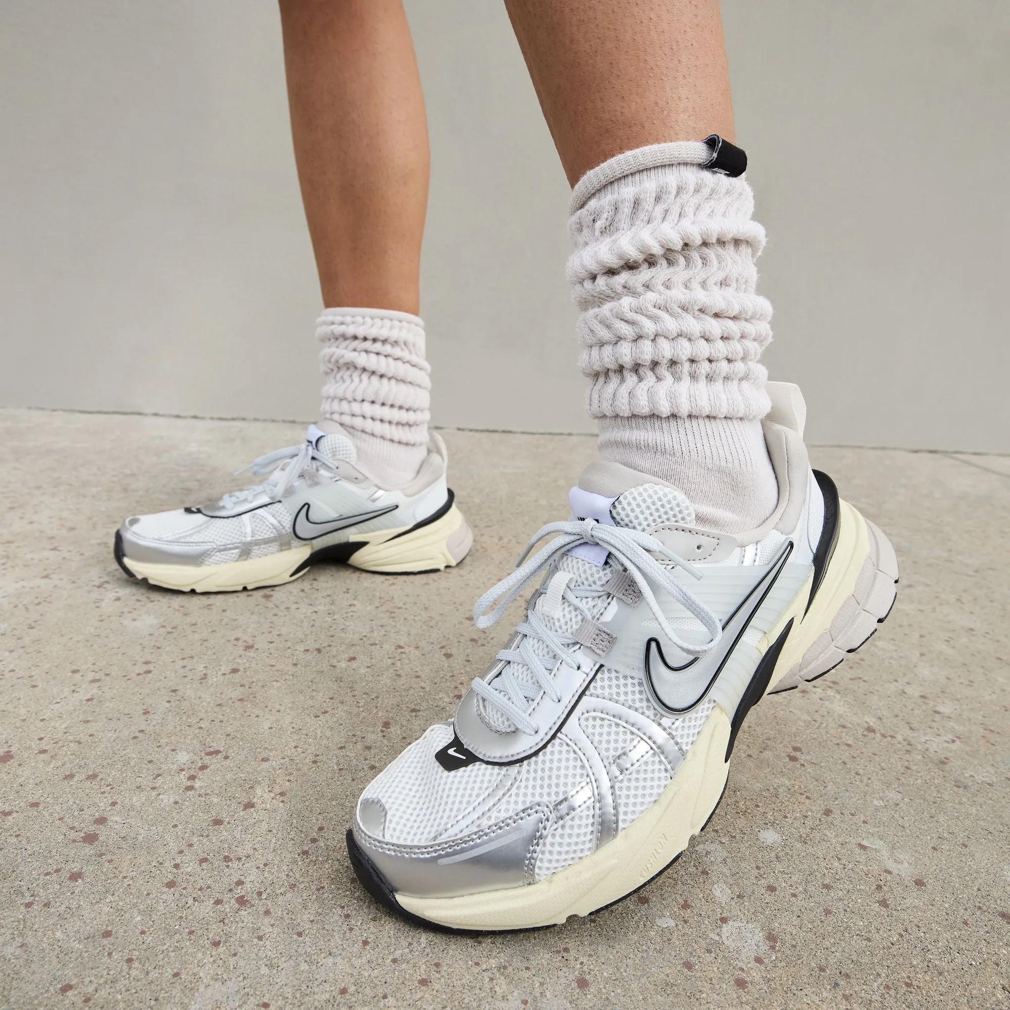 Women's Nike V2K Run 'Summit White Metallic Silver'