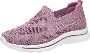 Women's Slip on Walking Shoes Memory Foam Non Slip Comfortable Running Shoes Breathable Gym Workout Shoes Ladies 2024 Fashion Sneakers